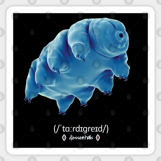 Tardigrade Water Bear Sticker by spaceghost